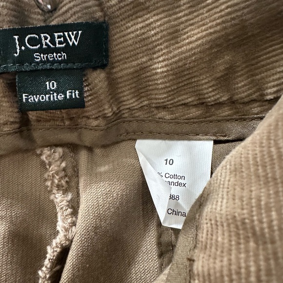 Never worn Jcrew corduroy favorite fit size 10 - Picture 3 of 5